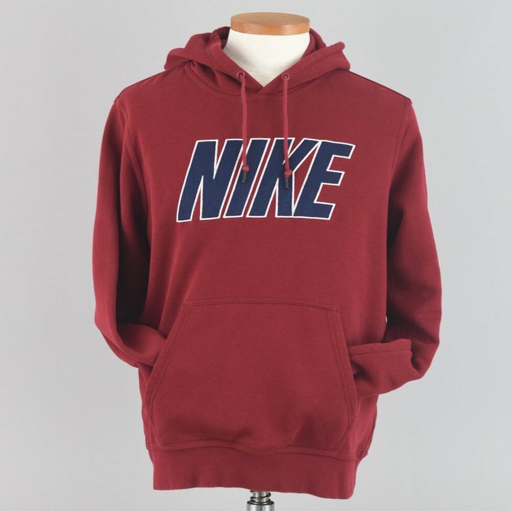 Nike Classic Club Logo Fleece Hoodie Men's Large